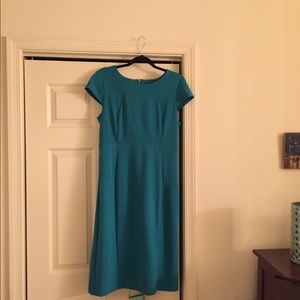 Ronni Nicole teal dress